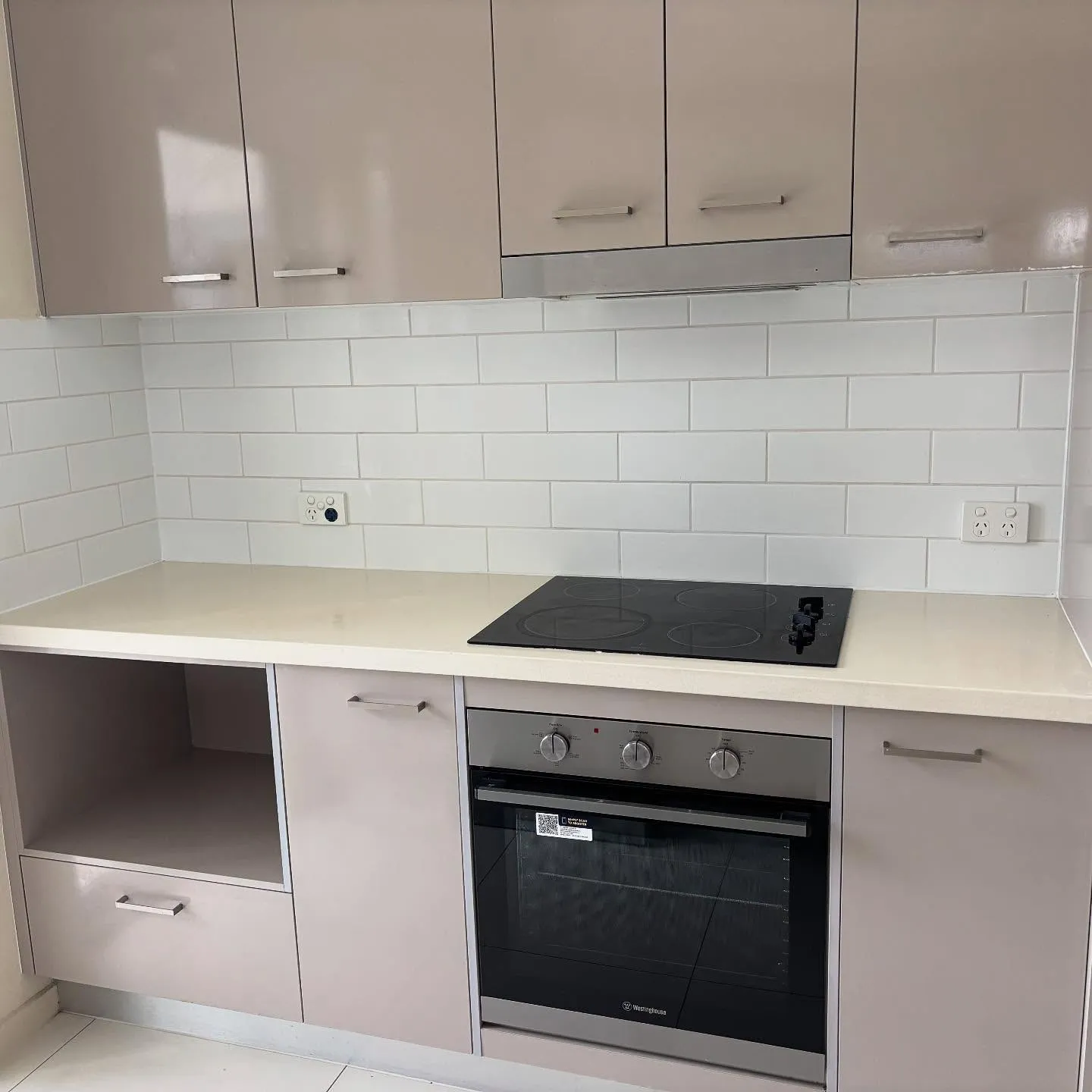 Kitchen splashback & benchtop